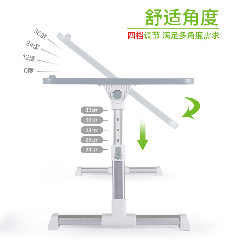 Laptop desk bed desk foldable lazy desk bedroom student dormitory study desk simple.