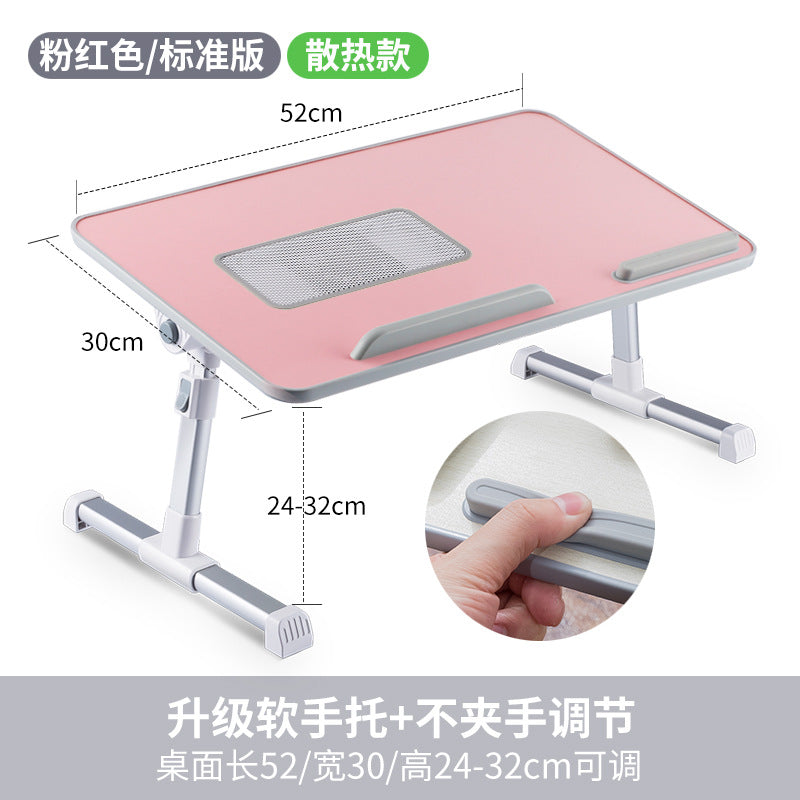 Laptop desk bed desk foldable lazy desk bedroom student dormitory study desk simple.