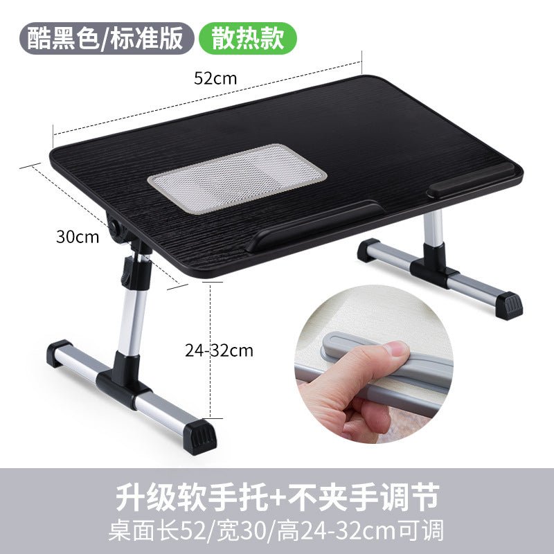 Laptop desk bed desk foldable lazy desk bedroom student dormitory study desk simple.