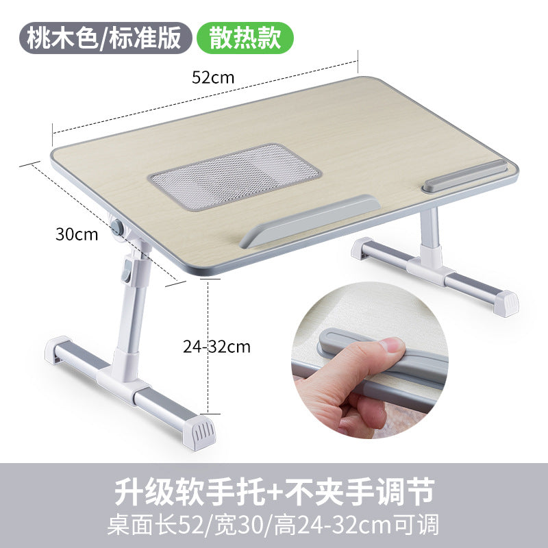 Laptop desk bed desk foldable lazy desk bedroom student dormitory study desk simple.