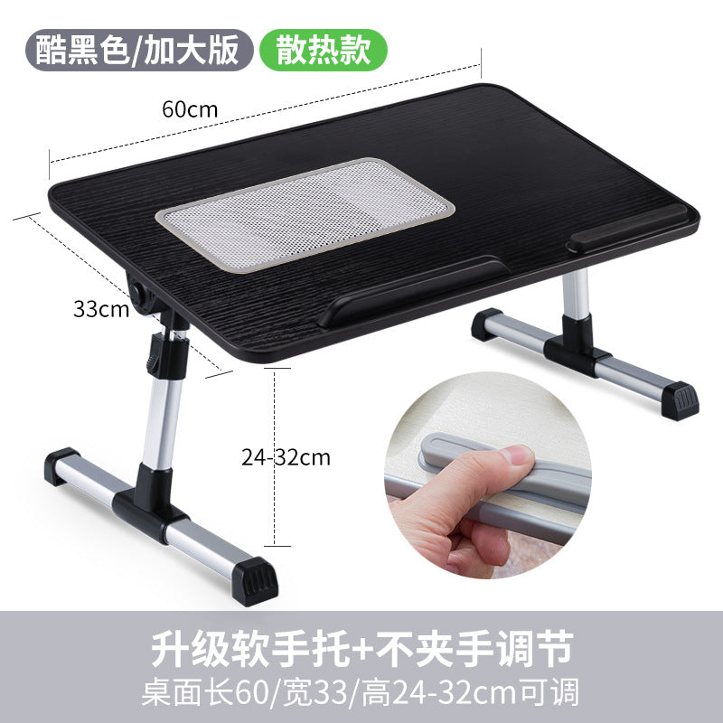 Laptop desk bed desk foldable lazy desk bedroom student dormitory study desk simple.