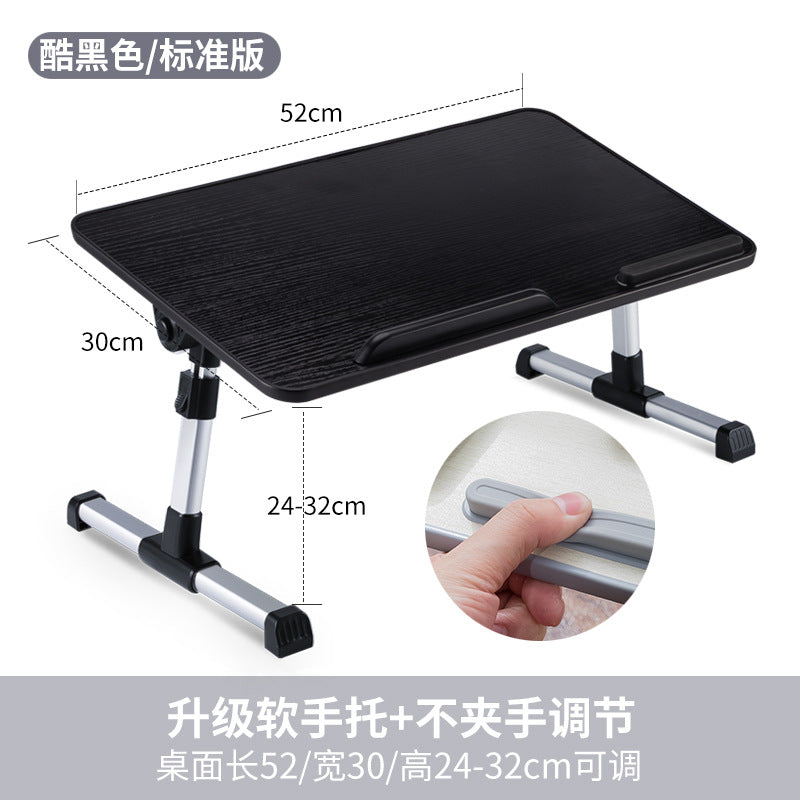 Laptop desk bed desk foldable lazy desk bedroom student dormitory study desk simple.