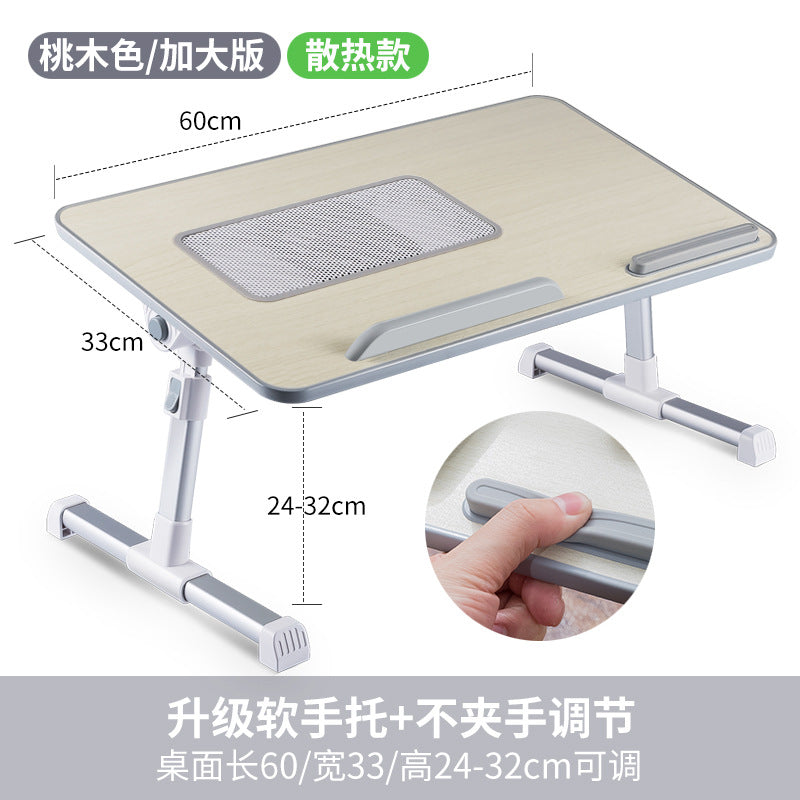 Laptop desk bed desk foldable lazy desk bedroom student dormitory study desk simple.