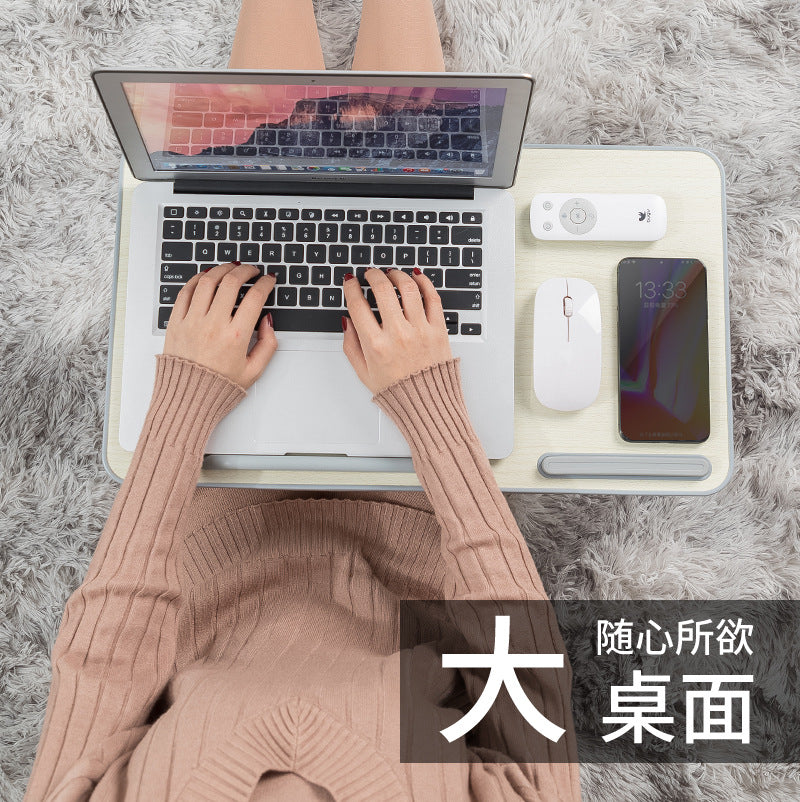 Laptop desk bed desk foldable lazy desk bedroom student dormitory study desk simple.