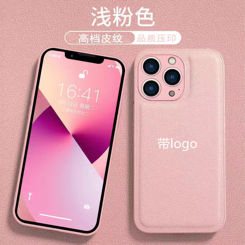 Iphone14 leather phone case iPhone13 promax Iphone 12 silicone iphone11 iphone 7p drop-proof case
