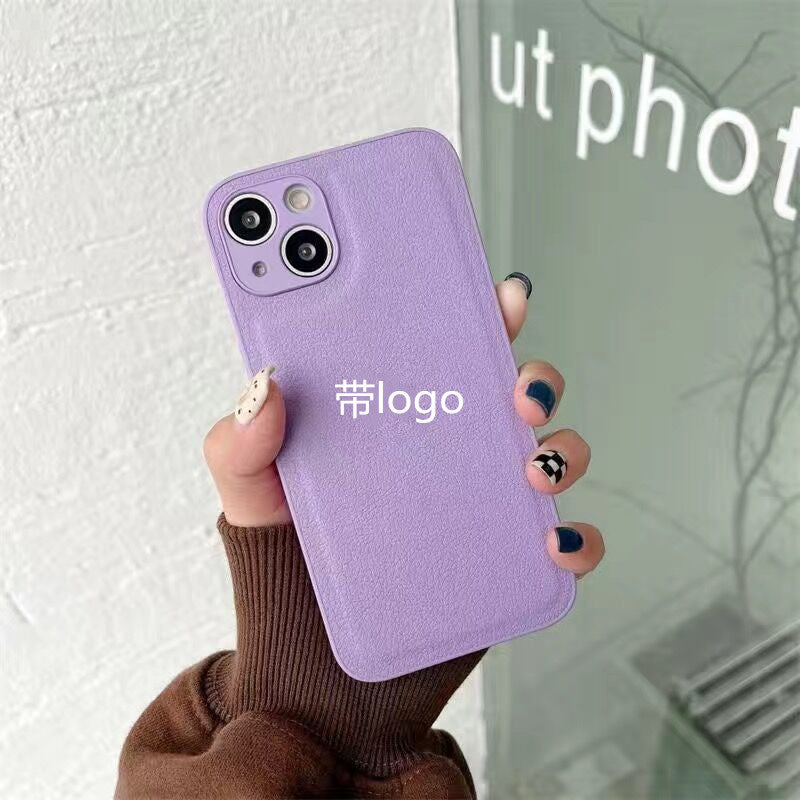 Iphone14 leather phone case iPhone13 promax Iphone 12 silicone iphone11 iphone 7p drop-proof case
