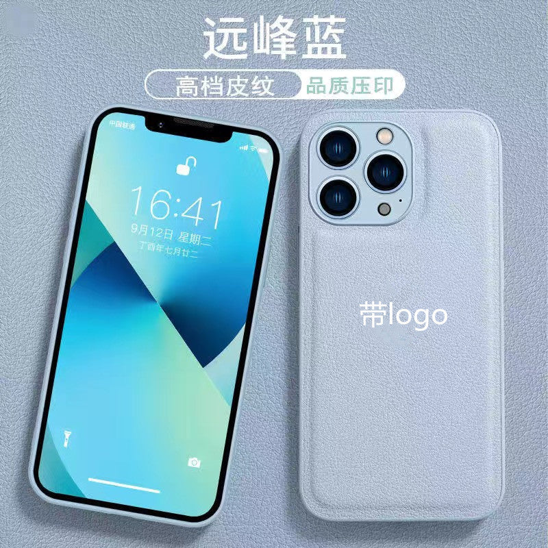 Iphone14 leather phone case iPhone13 promax Iphone 12 silicone iphone11 iphone 7p drop-proof case