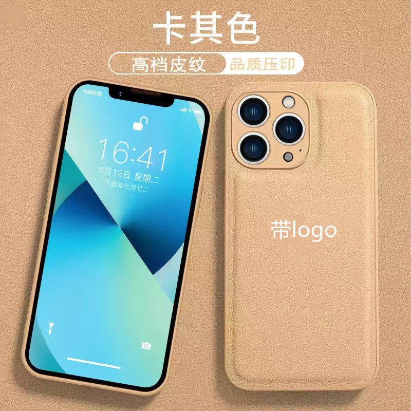 Iphone14 leather phone case iPhone13 promax Iphone 12 silicone iphone11 iphone 7p drop-proof case