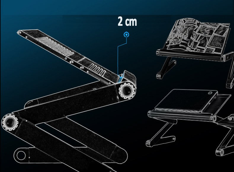 Laptop bord Easy force YL-A8 med musepad
