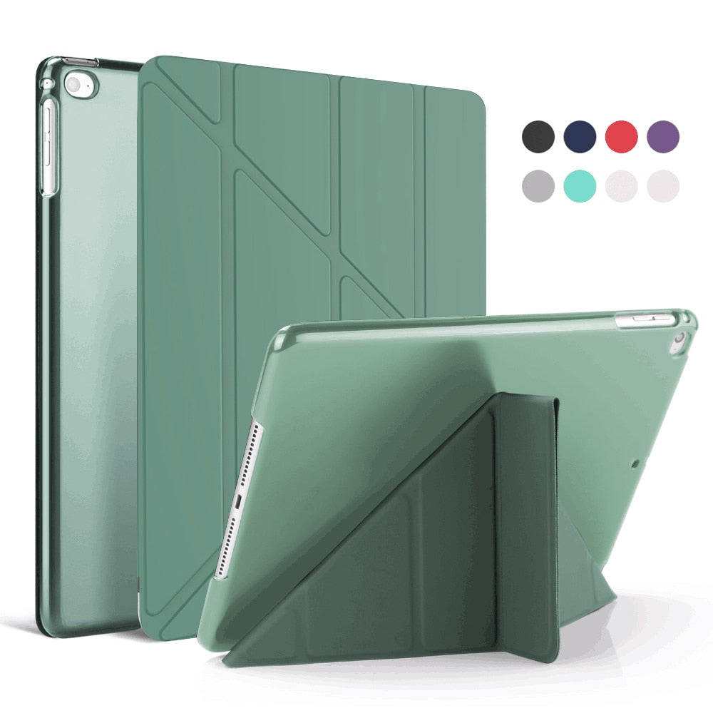 For iPad 2 3 4 Air 1 2 Air 3 Case Silicone Cover For iPad 10.2 2019 9.7 2018 6th 7th Generation Case For iPad Mini 4 5 6 Capa