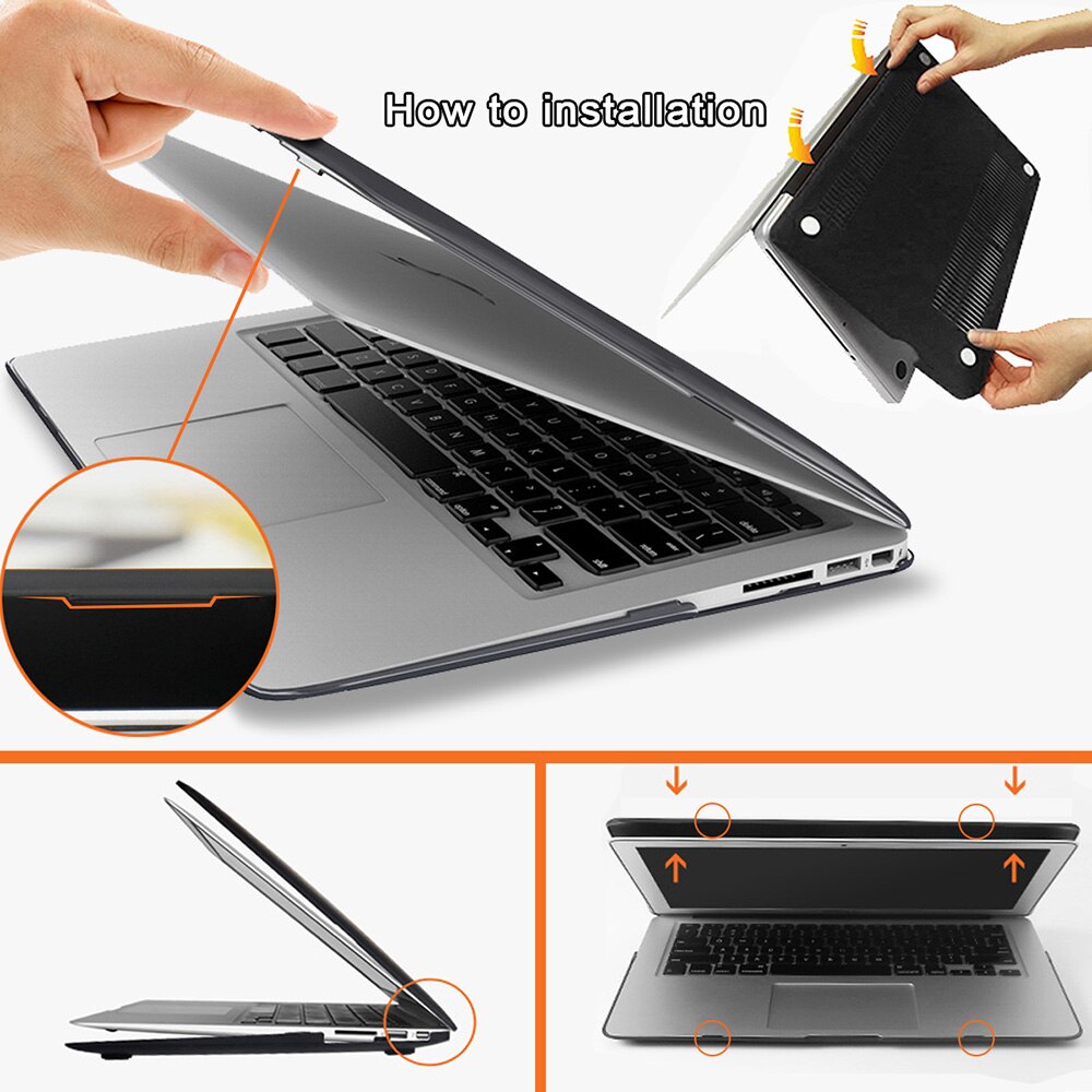 Macbook Air 13 保护套 A2337/Pro 13 12 11 15 A2338 A2159 MacBook Pro 16 触摸条 A2141 哑光塑料