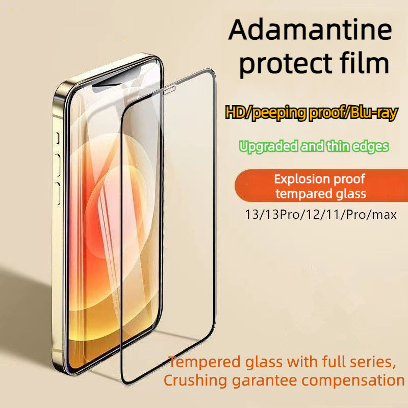 Iphone 14 Pro Tempered Peep-Proof iPhone Protect glass iPhone13 Full-Screen