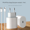 European adapter PD20W charger cross-border foreign trade is applicable to Apple 13/14 mobile phone fast charging charger