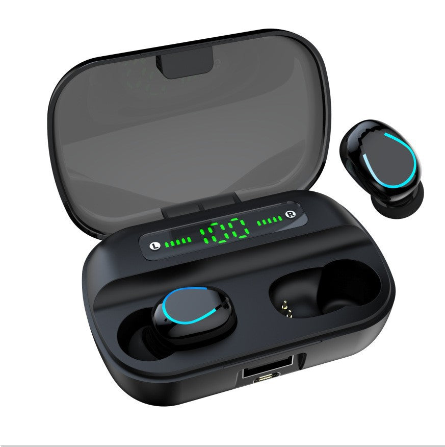 Q82Newtws5.0in-Ear Wireless Bluetooth Headset Binaural Charging Bin Full Automatic
