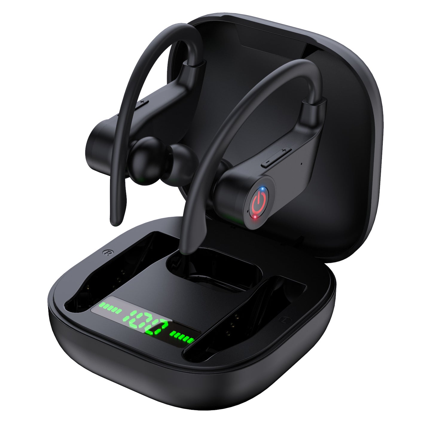 Sports Ear Hook Bluetooth HeadsetTWSSports Digital DisplayQ62Four-Generation Bluetooth Headset Anti-Sweat