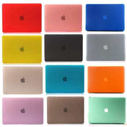 适用于全新苹果 Macbook 笔记本电脑磨砂保护壳 Air 13 Pro 14 15 16 英寸